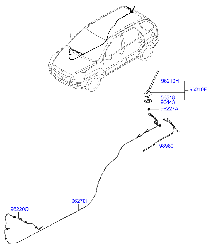 A/C SYSTEM - COOLER LINE, FRONT