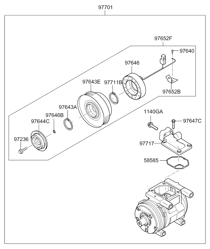 A/C SYSTEM - COOLER LINE, FRONT