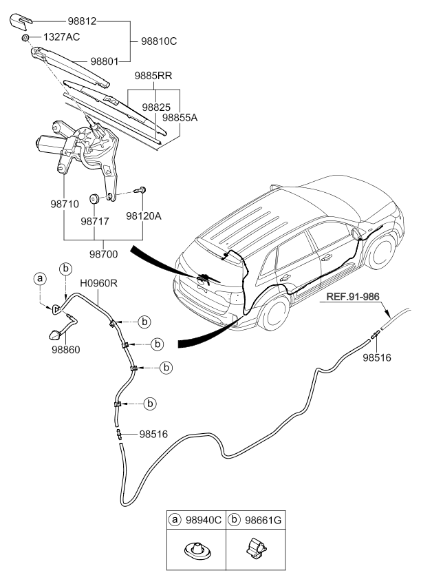 A/C SYSTEM - COOLER LINE, REAR