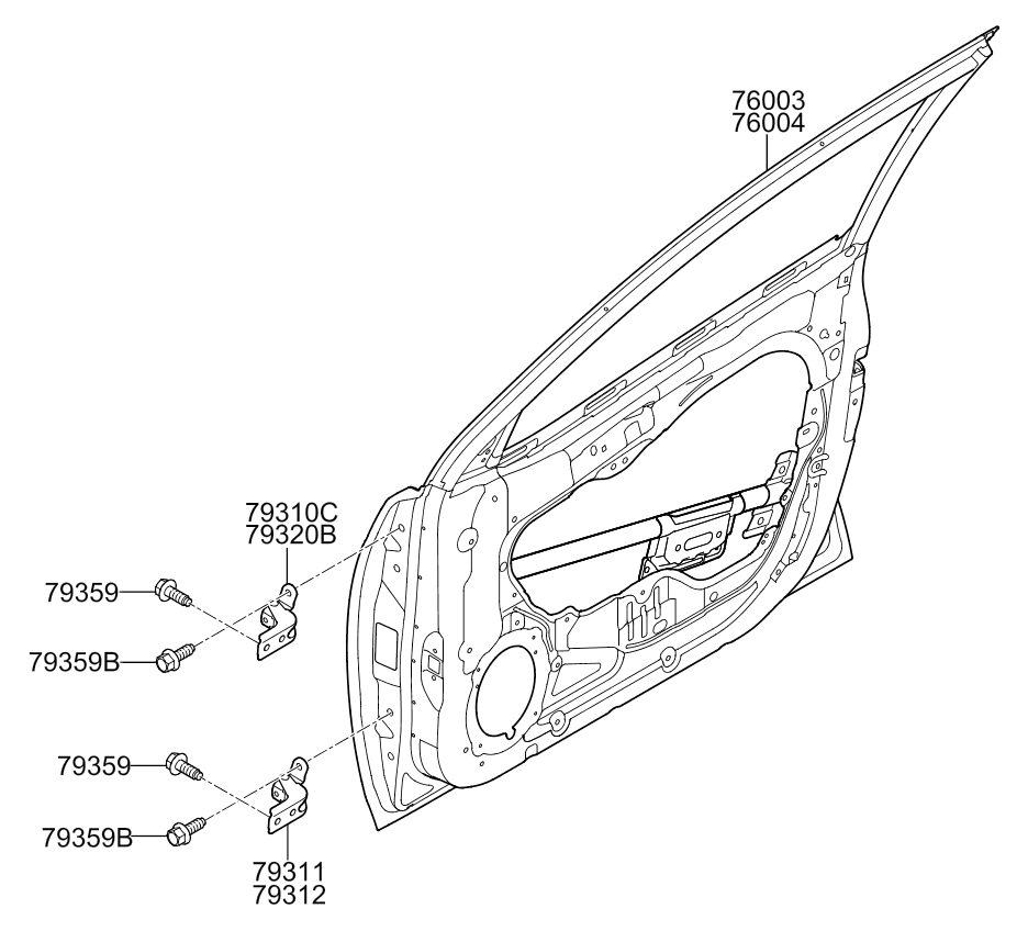 PANEL - REAR DOOR