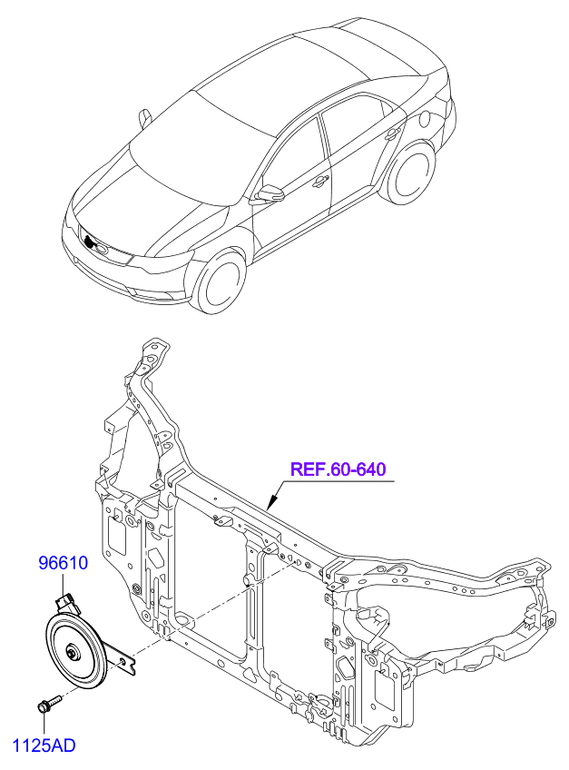 A/C SYSTEM - COOLER LINE, FRONT