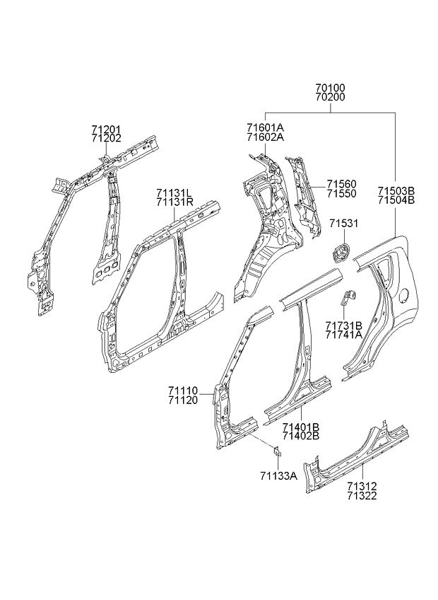 PANEL - REAR DOOR