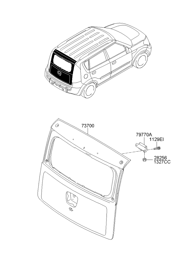 PANEL - REAR DOOR