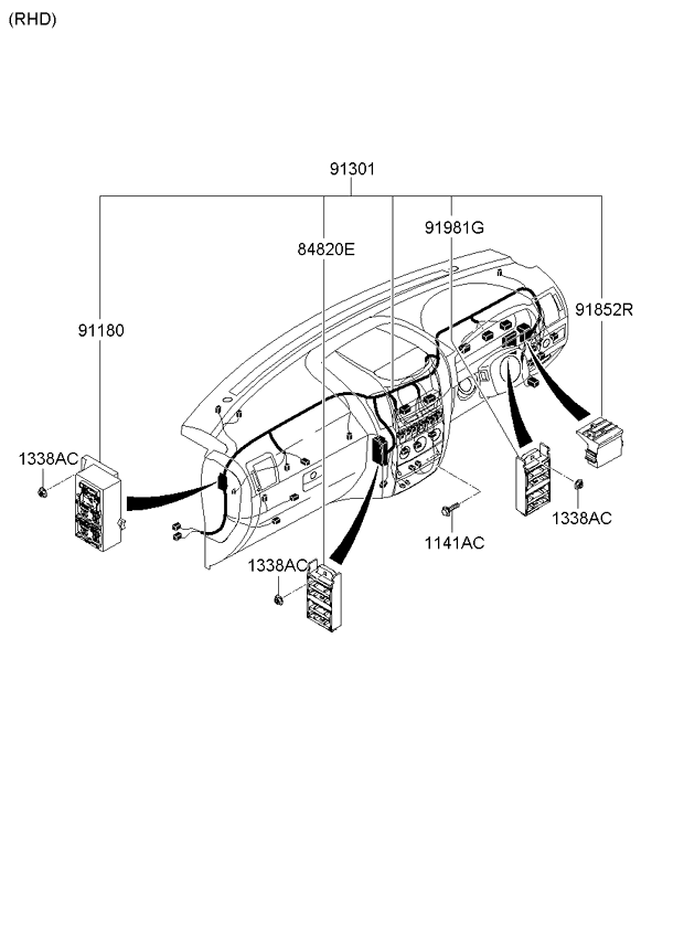 A/C SYSTEM - COOLER LINE, FRONT