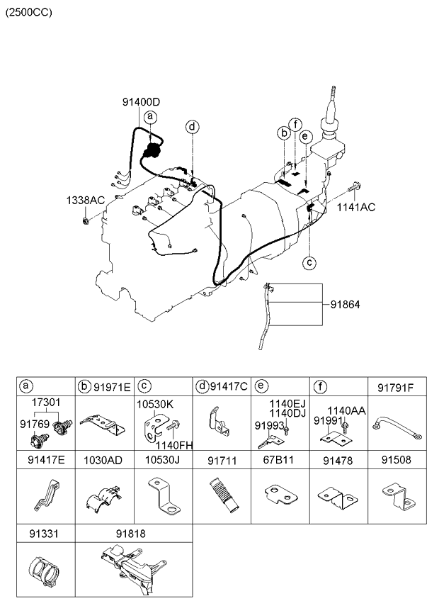 A/C SYSTEM - COOLER LINE, FRONT