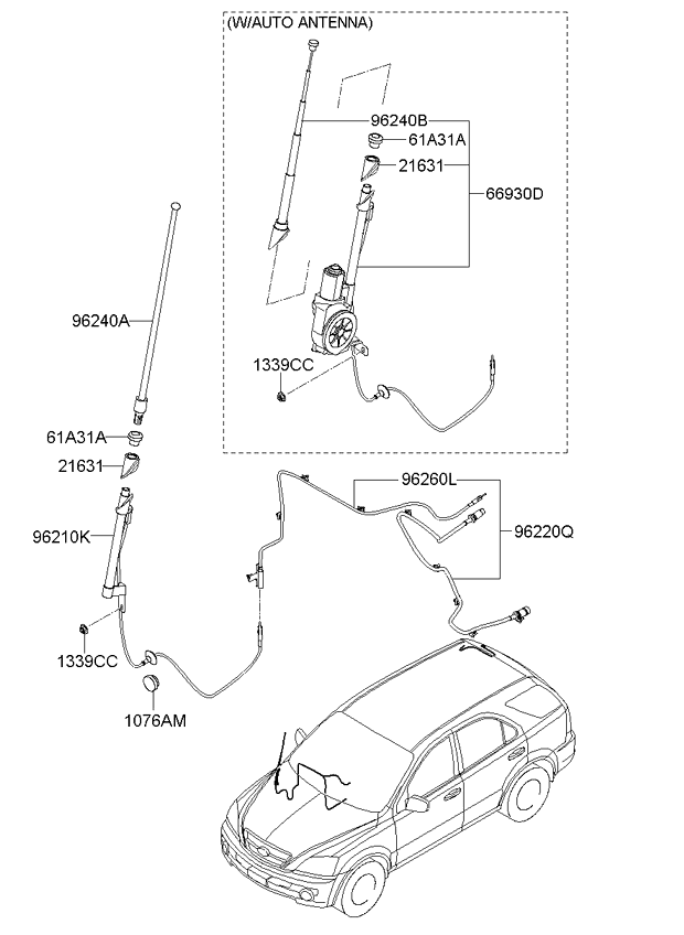 A/C SYSTEM - COOLER LINE, FRONT