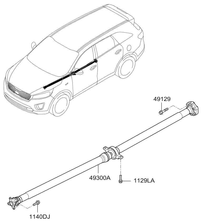 DRIVE SHAFT (REAR)