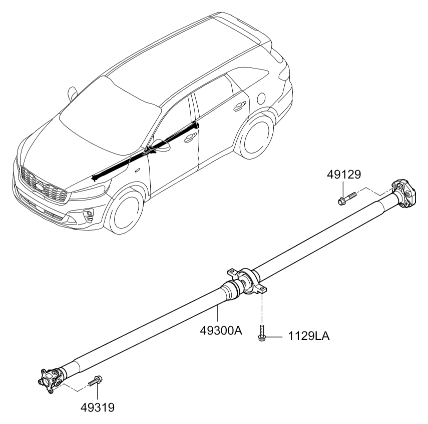 DRIVE SHAFT (REAR)