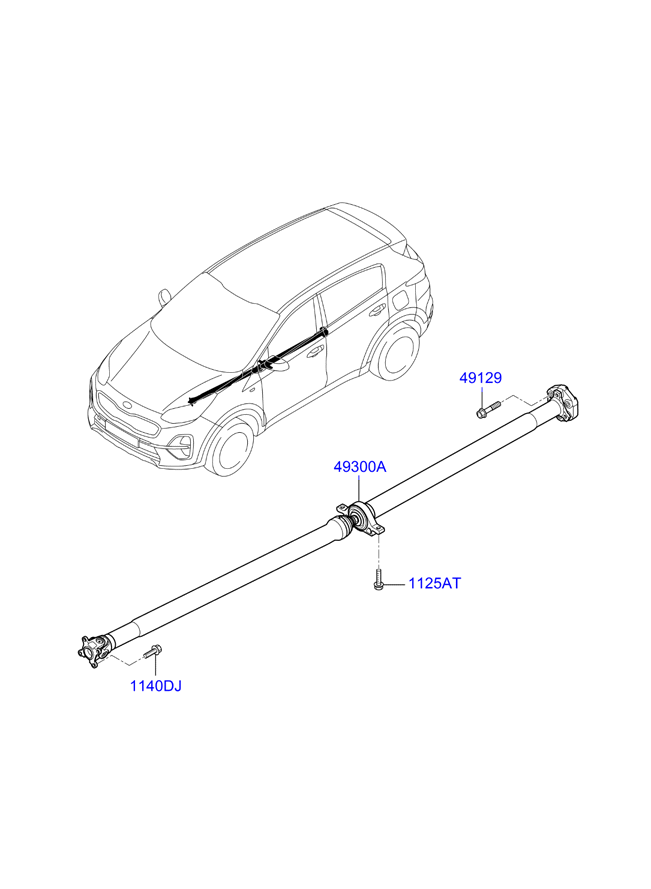 DRIVE SHAFT (REAR)