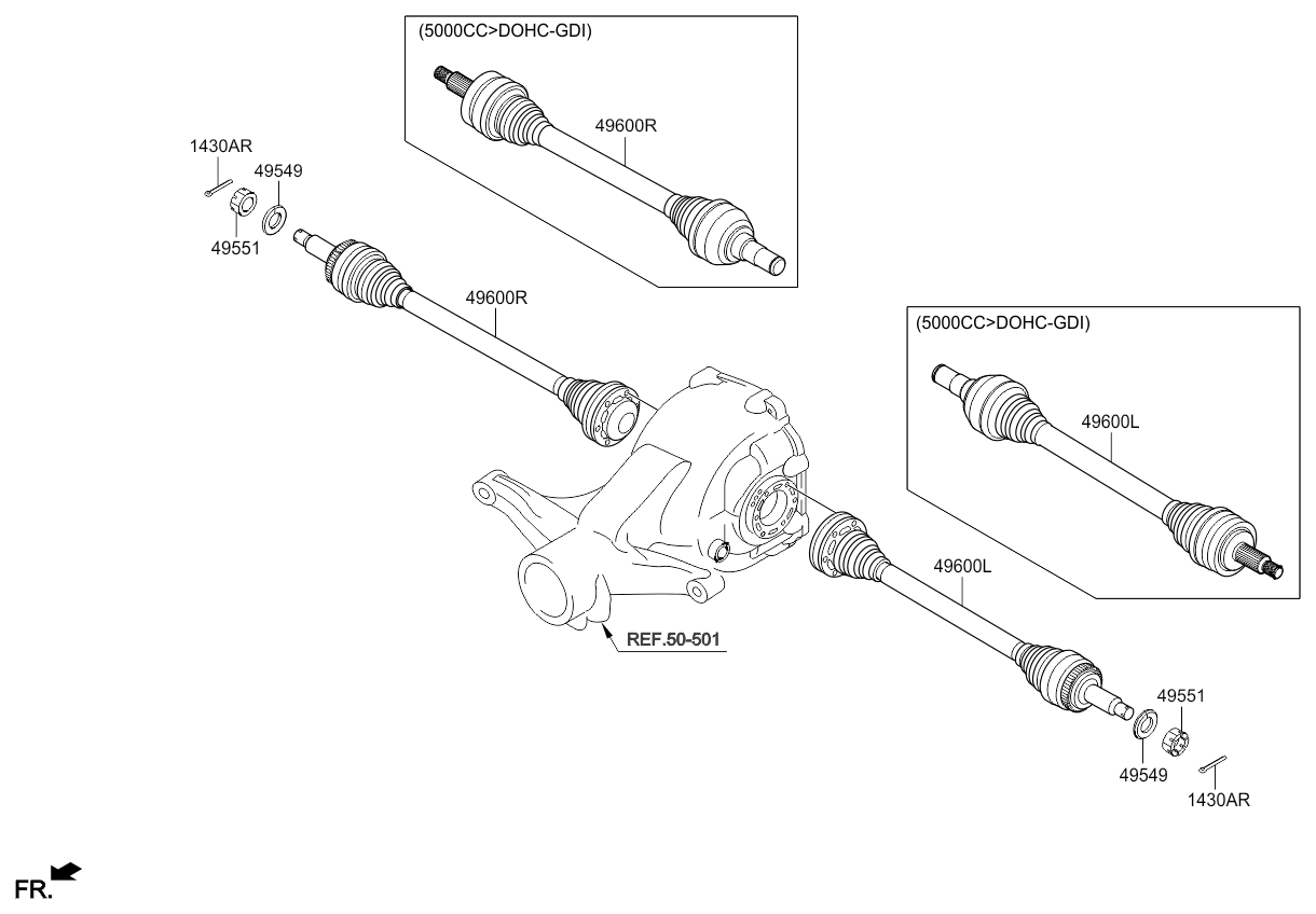 DRIVE SHAFT (REAR)