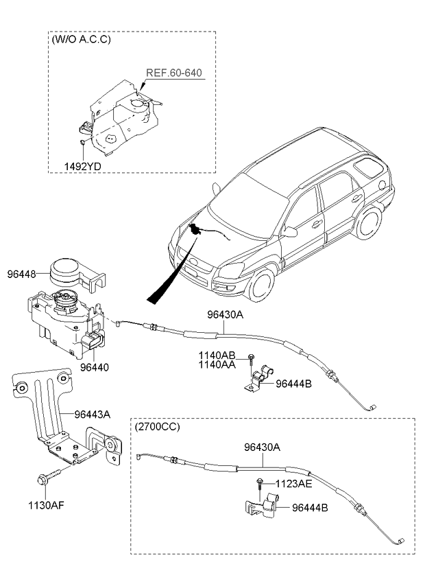 A/C SYSTEM - COOLER LINE, FRONT