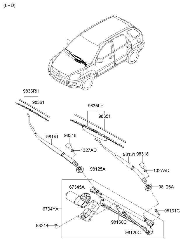 A/C SYSTEM - COOLER LINE, FRONT