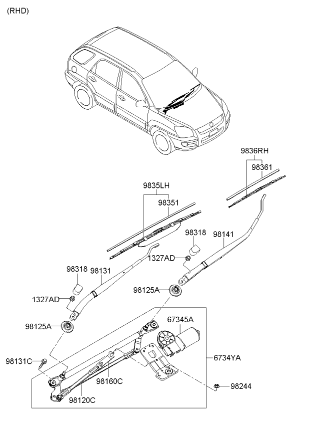 A/C SYSTEM - COOLER LINE, FRONT