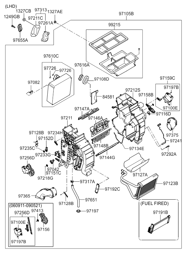 A/C SYSTEM - COOLER LINE, FRONT