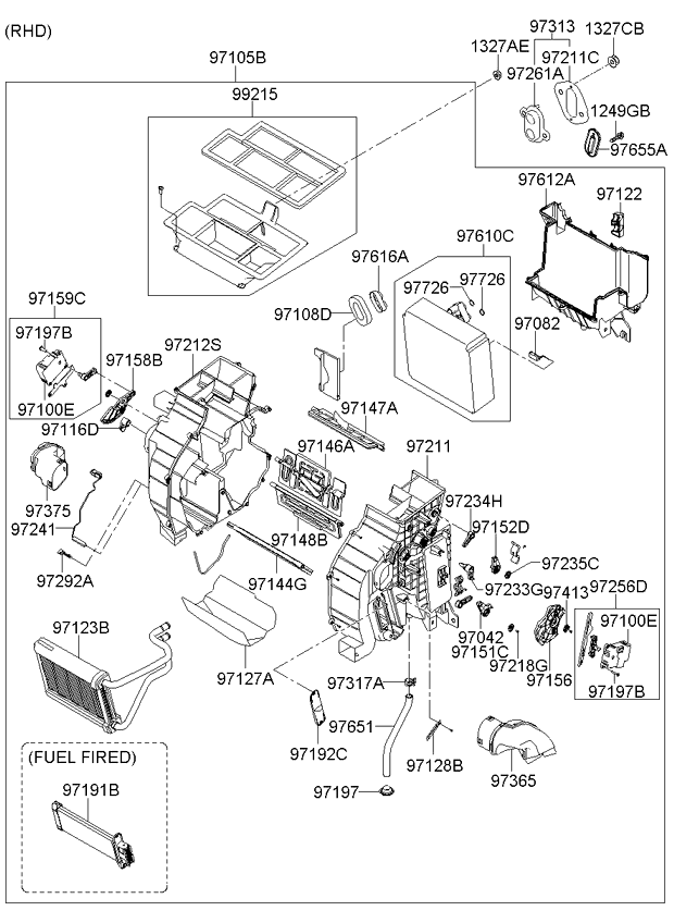 A/C SYSTEM - COOLER LINE, FRONT