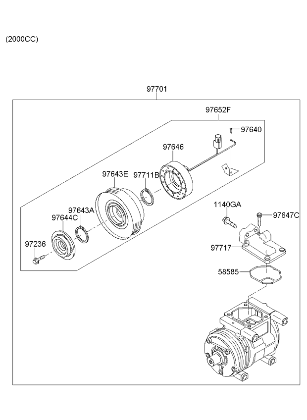 A/C SYSTEM - COOLER LINE, FRONT