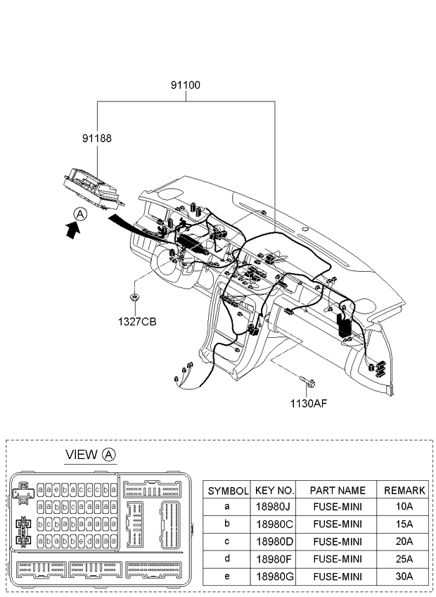 A/C SYSTEM - COOLER LINE, FRONT