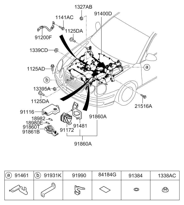 A/C SYSTEM - COOLER LINE, FRONT