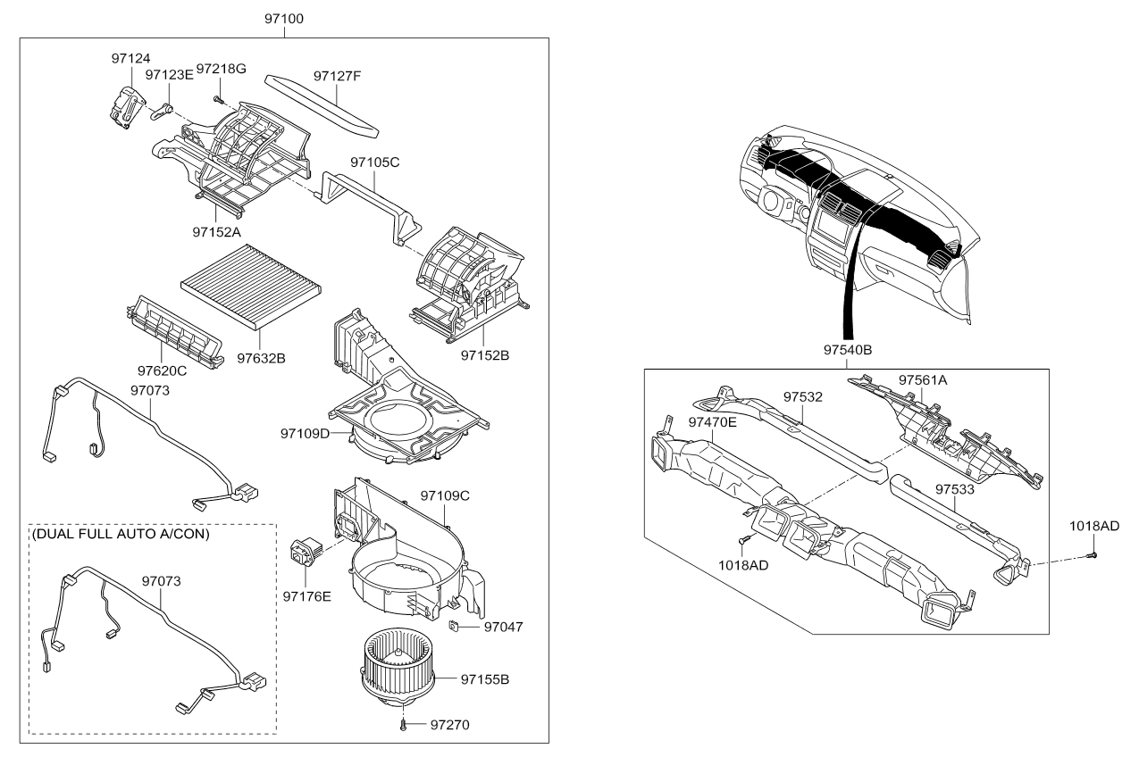 A/C SYSTEM - COOLER LINE, REAR