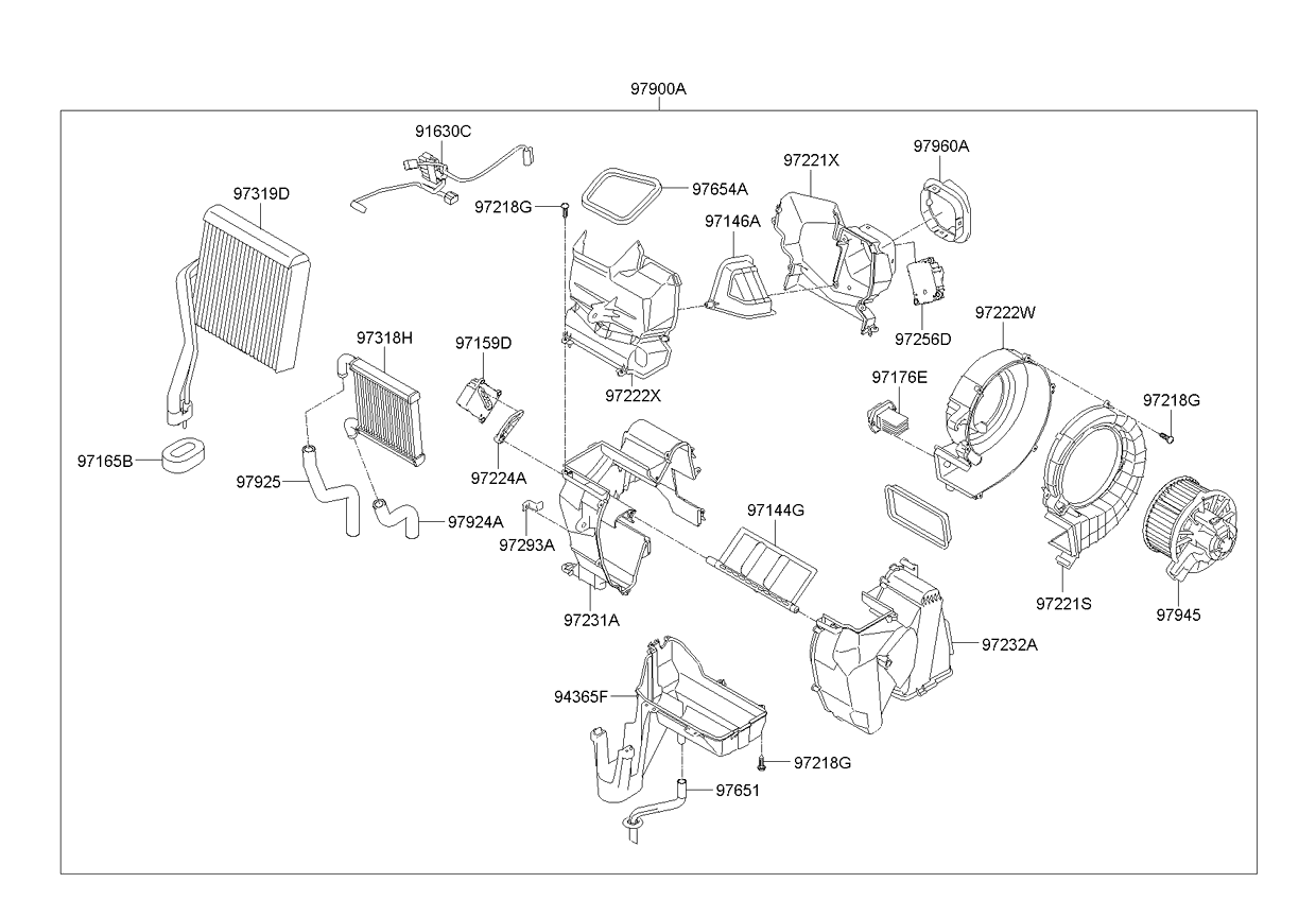 A/C SYSTEM - COOLER LINE, REAR