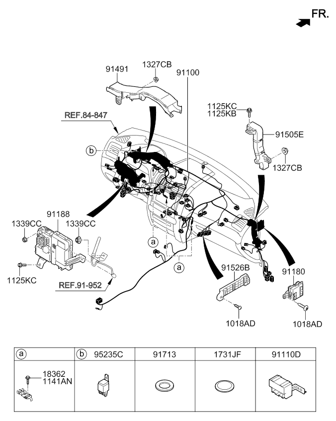 A/C SYSTEM - COOLER LINE, REAR