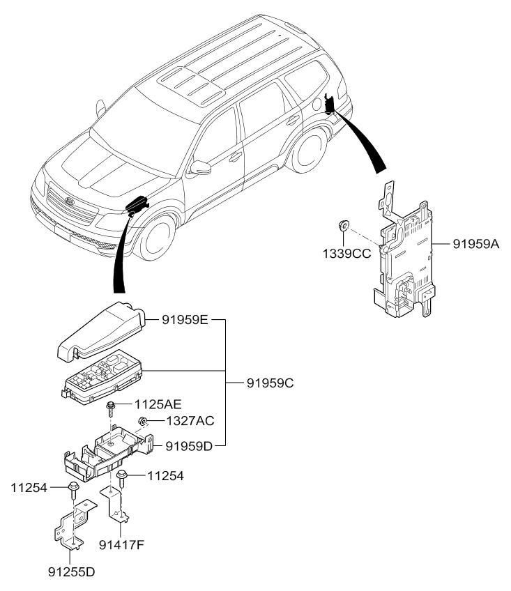 A/C SYSTEM - COOLER LINE, REAR