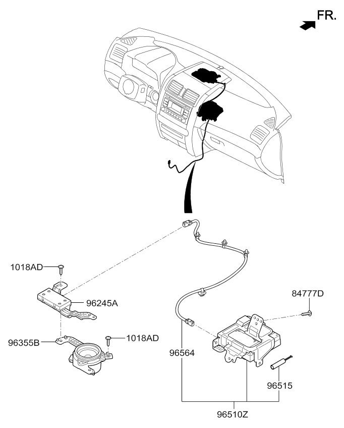 A/C SYSTEM - COOLER LINE, REAR