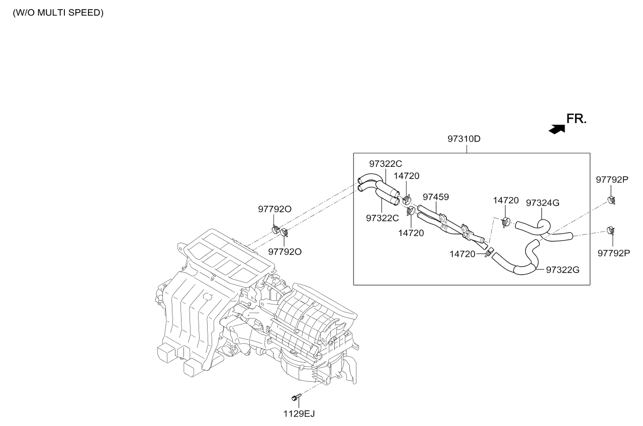 A/C SYSTEM - COOLER LINE, REAR