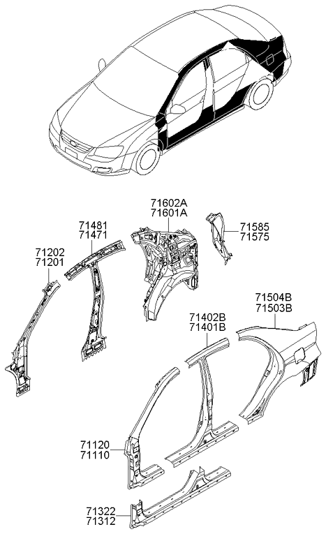 PANEL - REAR DOOR