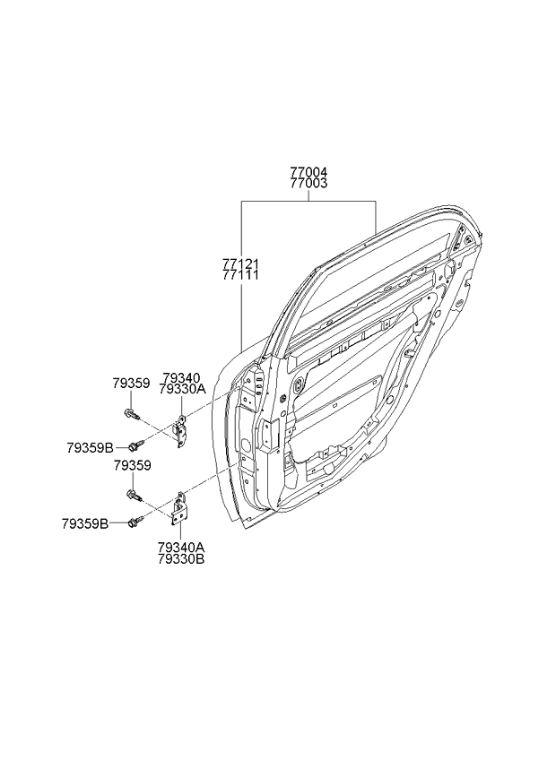 PANEL - REAR DOOR