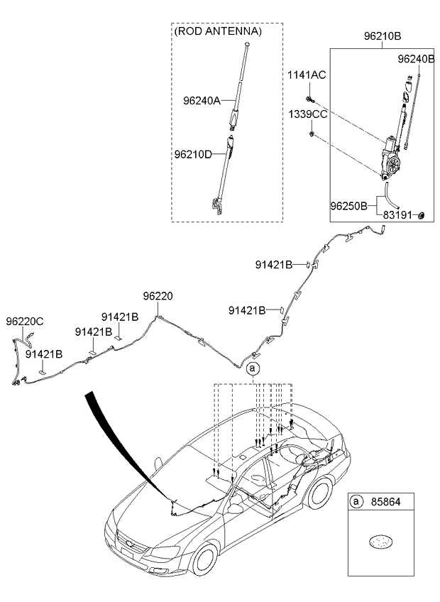 A/C SYSTEM - COOLER LINE, FRONT