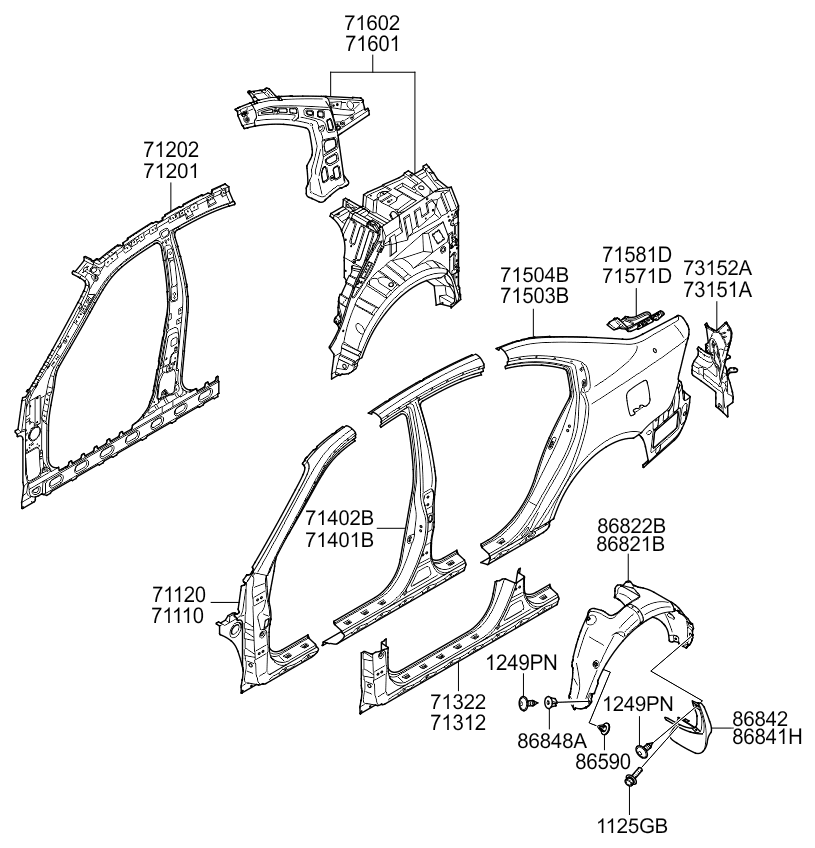 PANEL - TRUNK LID & LOCKING SYSTEM - TRUNK LID