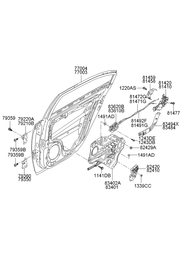 PANEL - TRUNK LID & LOCKING SYSTEM - TRUNK LID