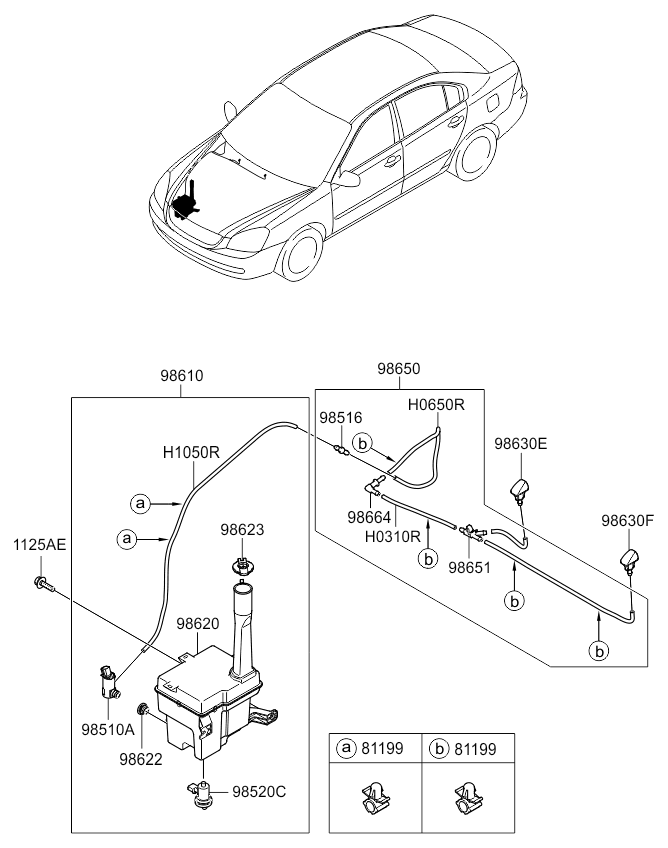 A/C SYSTEM - COOLER LINE, FRONT