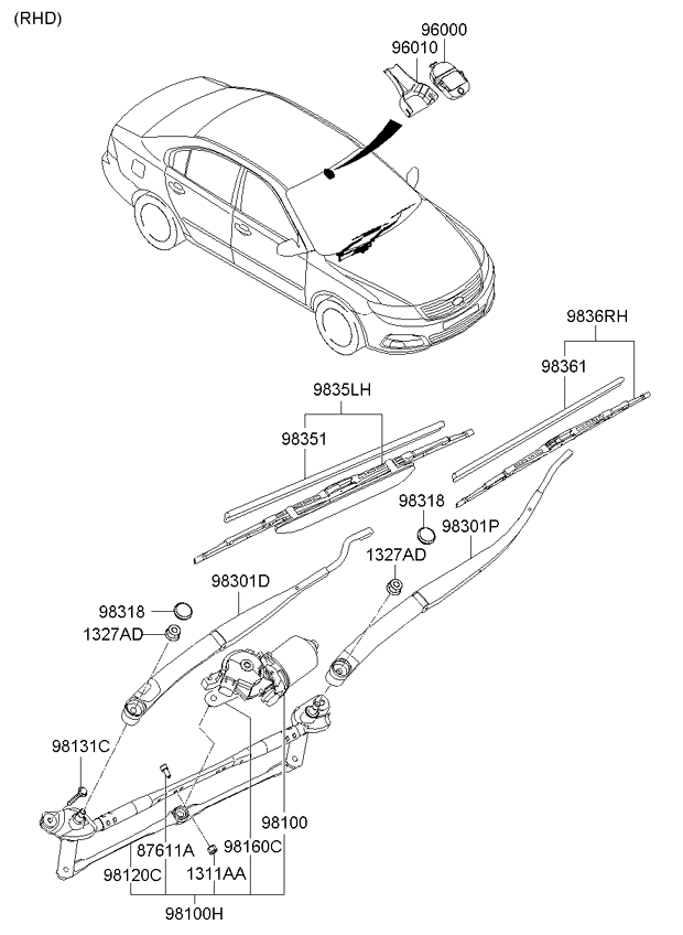 A/C SYSTEM - COOLER LINE, FRONT