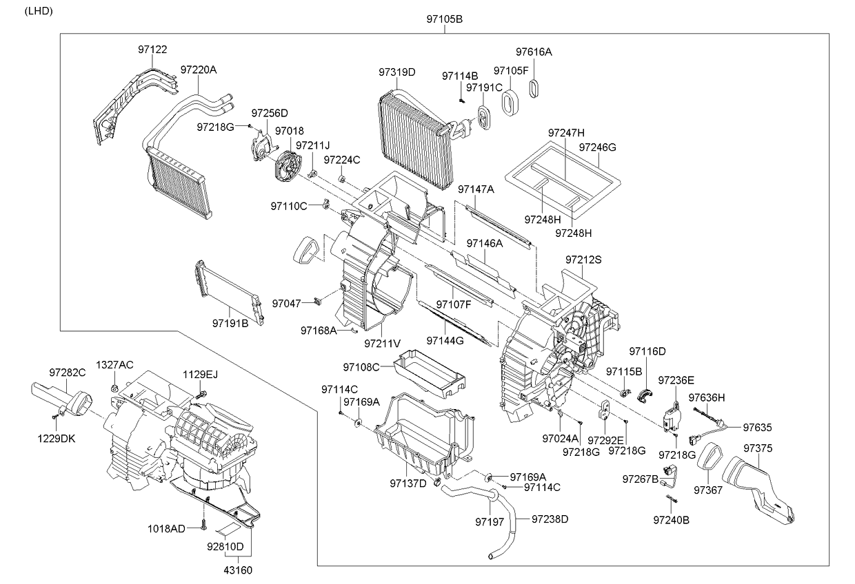 A/C SYSTEM - COOLER LINE, FRONT