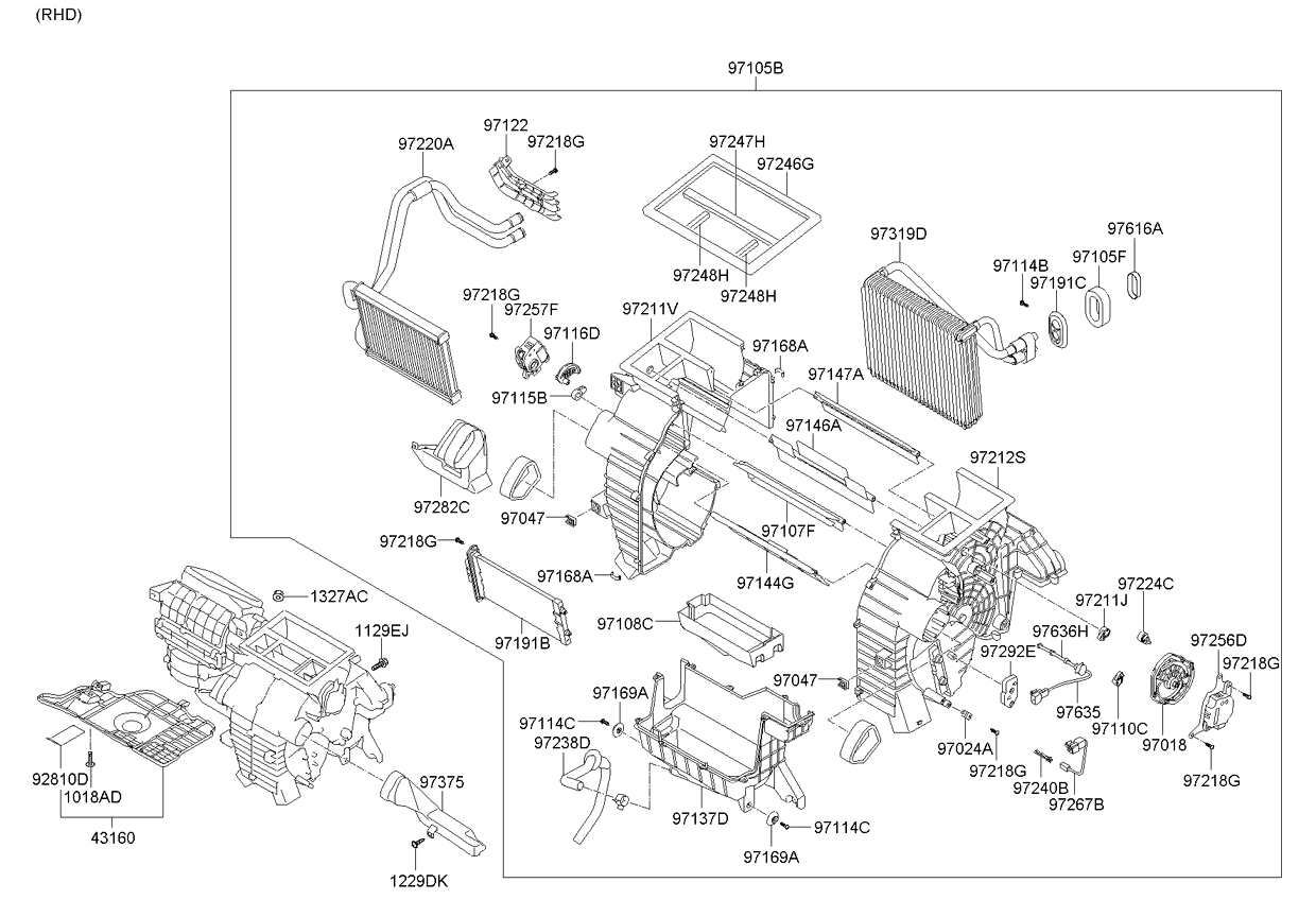 A/C SYSTEM - COOLER LINE, FRONT