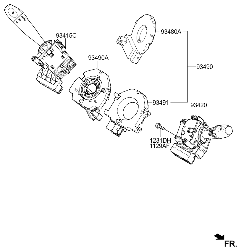 A/C SYSTEM - COOLER LINE, FRONT