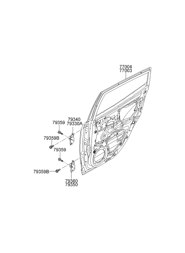 PANEL - REAR DOOR