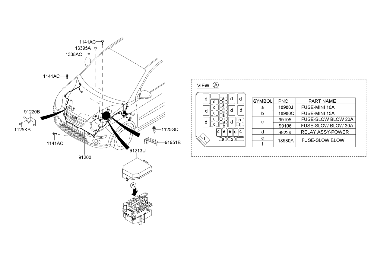 A/C SYSTEM - COOLER LINE, FRONT