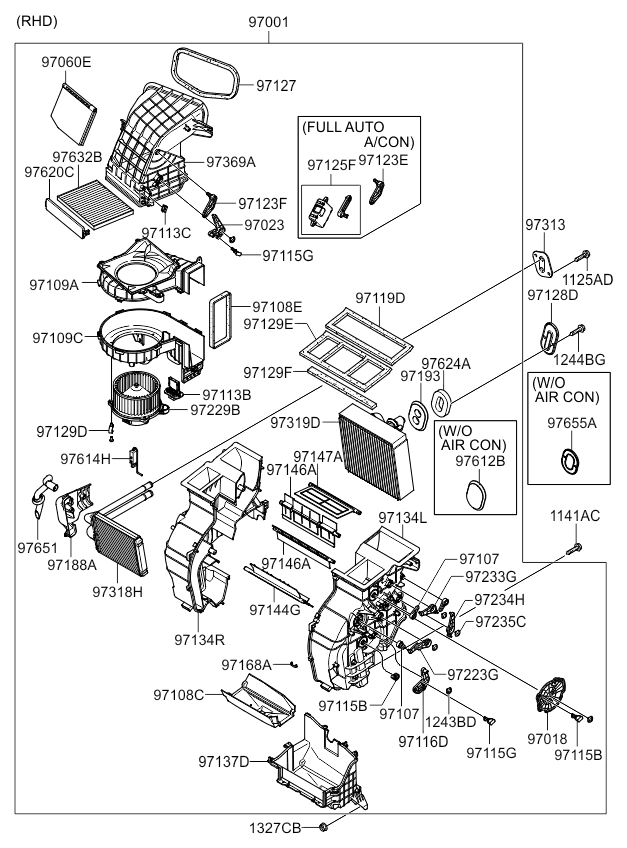 A/C SYSTEM - COOLER LINE, FRONT