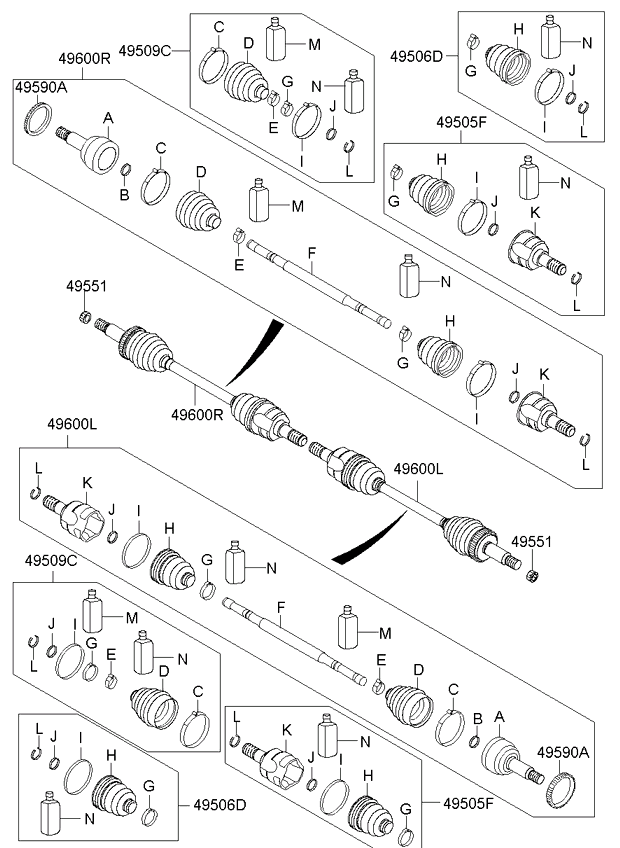 DRIVE SHAFT (REAR)