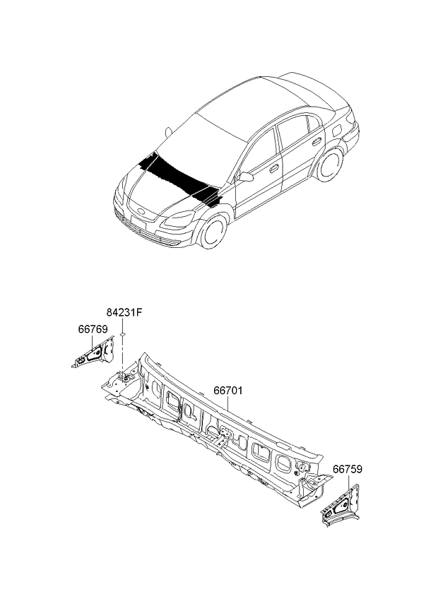 PANEL - REAR DOOR