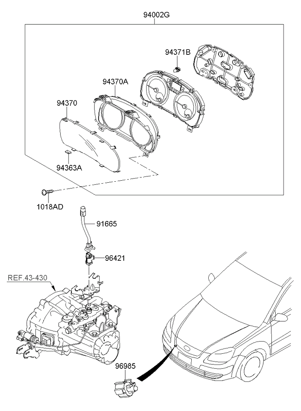 A/C SYSTEM - COOLER LINE, FRONT