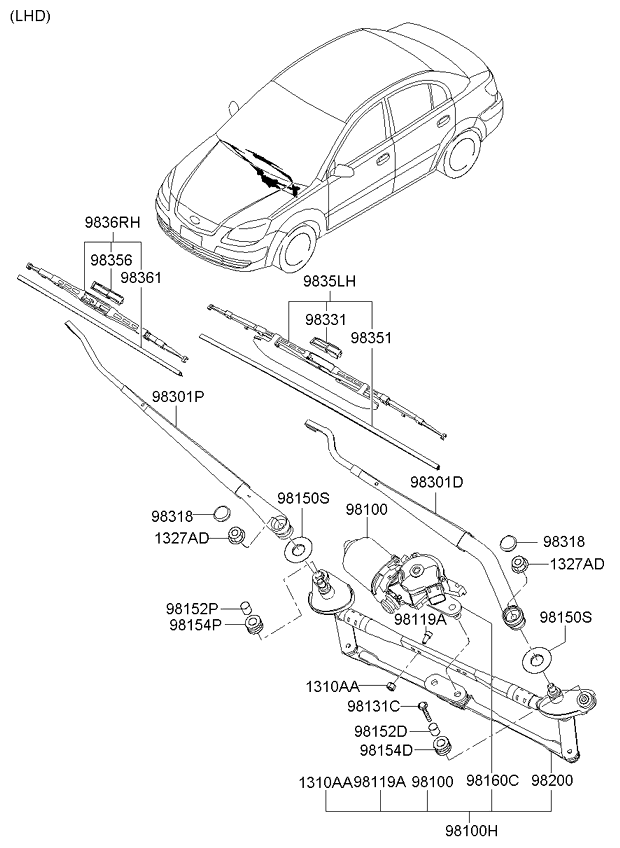 A/C SYSTEM - COOLER LINE, FRONT