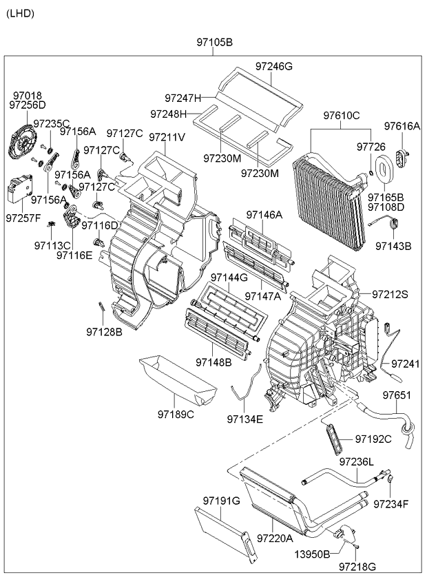 A/C SYSTEM - COOLER LINE, FRONT