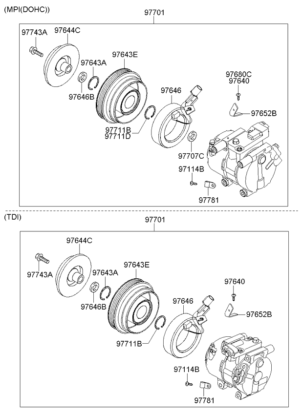 A/C SYSTEM - COOLER LINE, FRONT