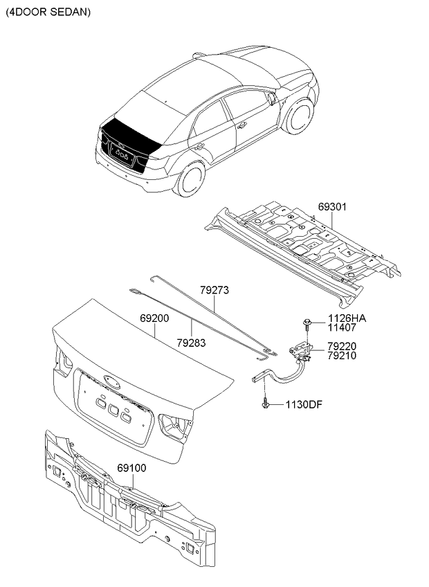 PANEL - REAR DOOR