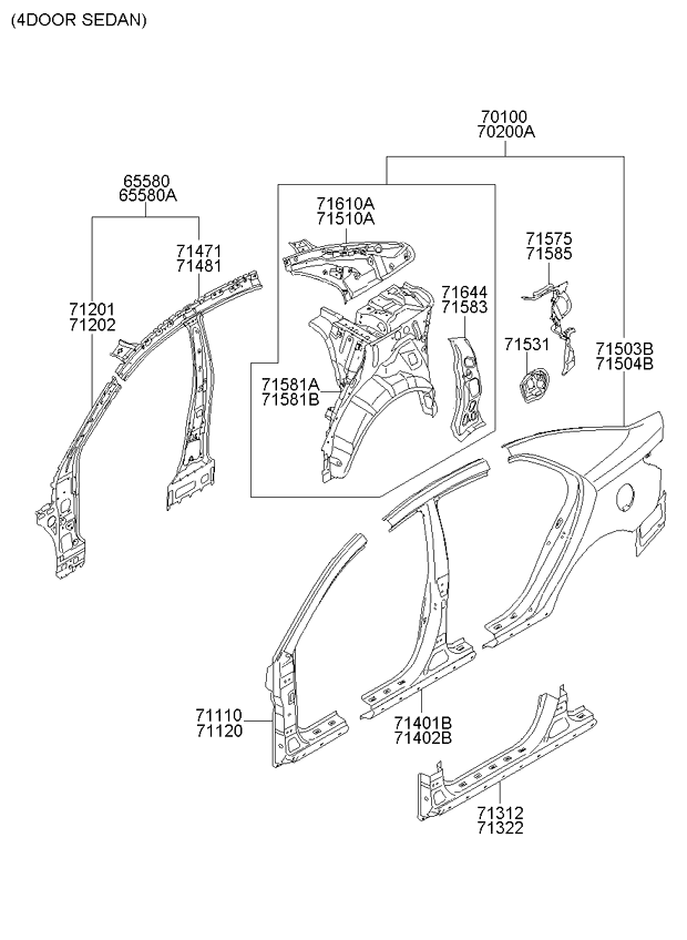 PANEL - REAR DOOR