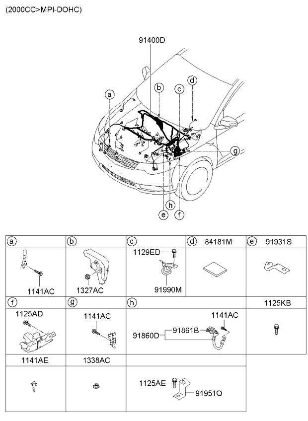 A/C SYSTEM - COOLER LINE, FRONT